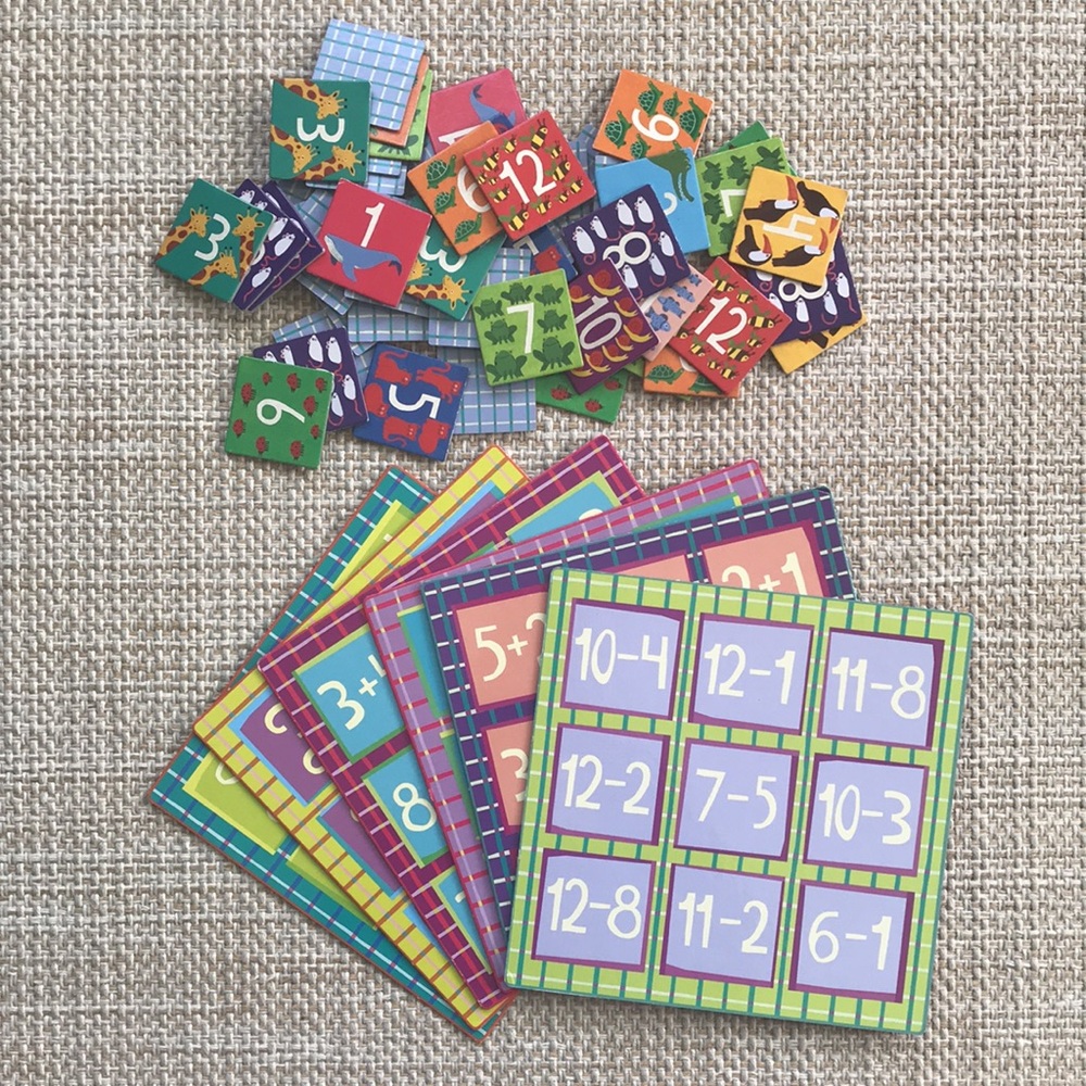 eeBoo Simple Math Bingo Game - Picture 2 of 2